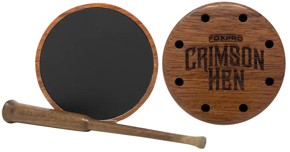 Crimson Aluminum Friction Turkey Calls with Cherry Wood by Foxpro CRIMSONALU