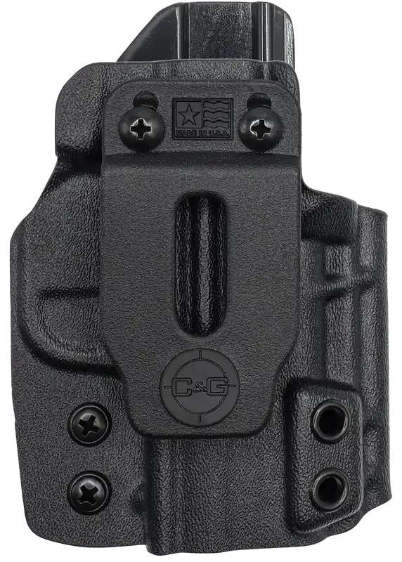 C&G Holsters Covert IWB Black Kydex Belt Clip for Springfield Hellcat - Right Handed