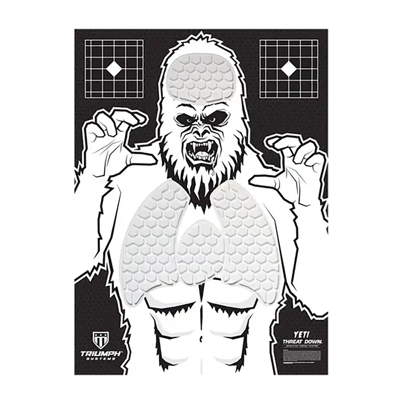 Triumph Systems Yeti Reactive Splatter Target - 30" x 22" Hanging Paper