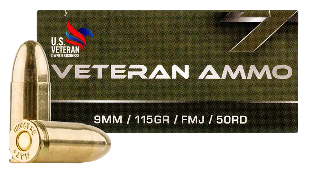 Hyperion Munitions HMBX913 9mm Luger 115gr FMJ Ammo - 50 Rounds per Box