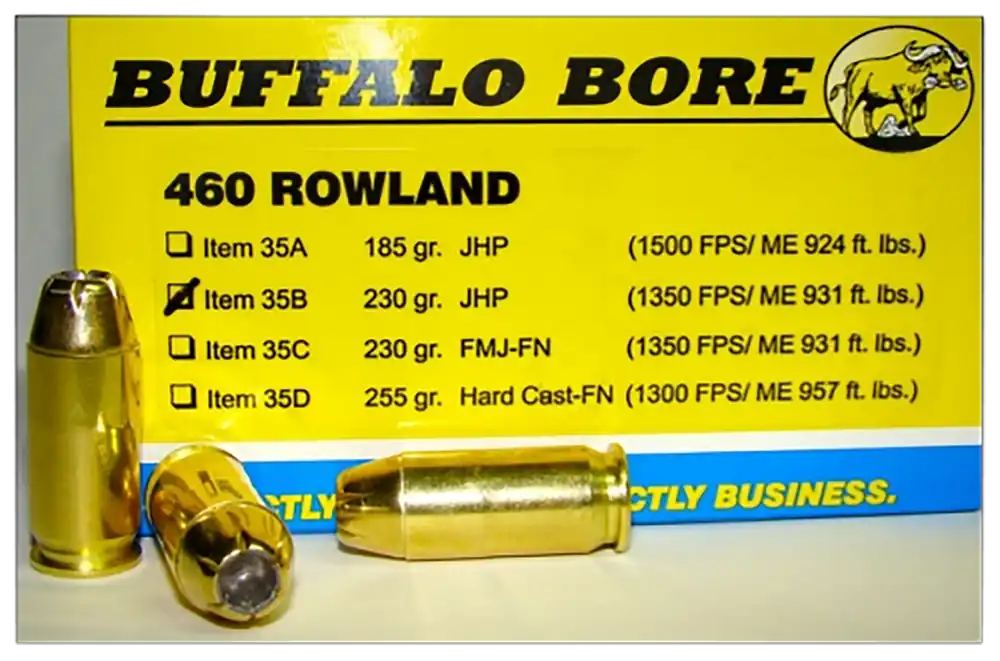 Buffalo Bore 460 Rowland 230gr JHP Personal Defense Ammo - 20/Box