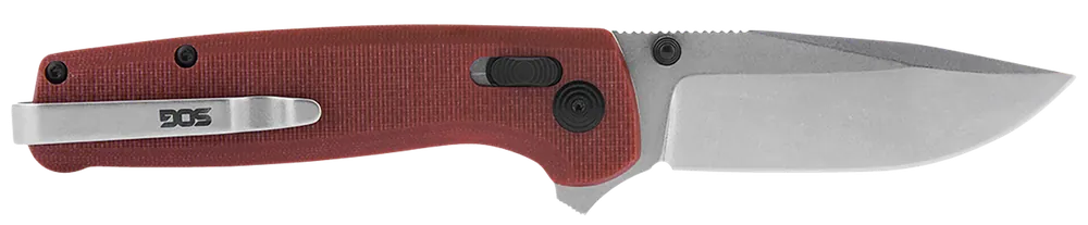 SOG Terminus XR Folding Knife with D2 Steel Blade and Crimson G10 Handle