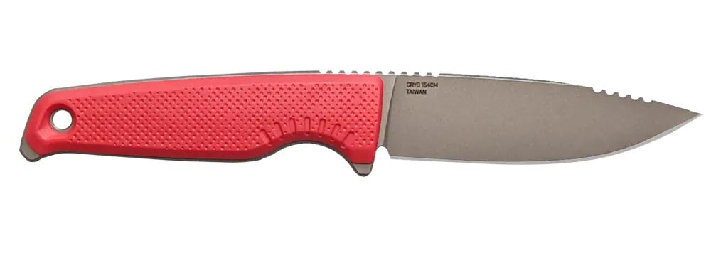 SOG Altair FX Fixed Blade Knife with Satin TiCN CPM 154 Blade and Red GRN Handle