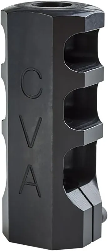 CVA AC1726 Black Nitride Muzzle Brake for 50 Cal CVA Paramount, Accura LR-X, MR-X with 3/4"-24 Threads
