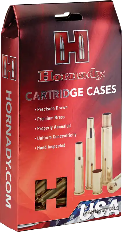 Hornady 86255 25 Creedmoor Unprimed Rifle Brass Cases