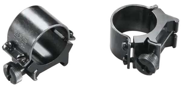Weaver 49160 Sure Grip Detachable Rings - Black 1" Medium