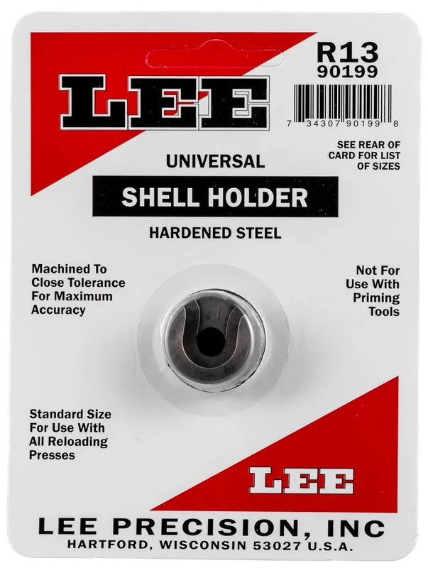 Universal Shell Holder #13R for 45 Auto Rim by Lee Precision 90199