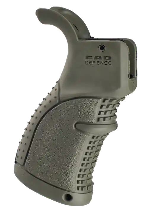 Olive Drab Green Rubberized Pistol Grip for M16/M4/AR-15 by FAB Defense