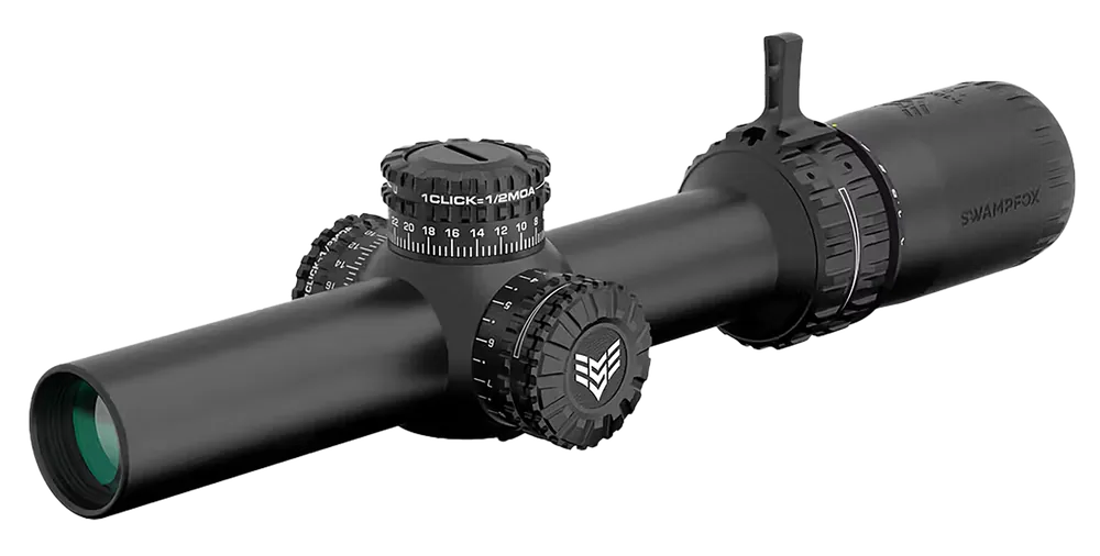 Swampfox Optics Arrowhead 1-6x24mm Scope with Green Guerrilla Dot MOA Reticle