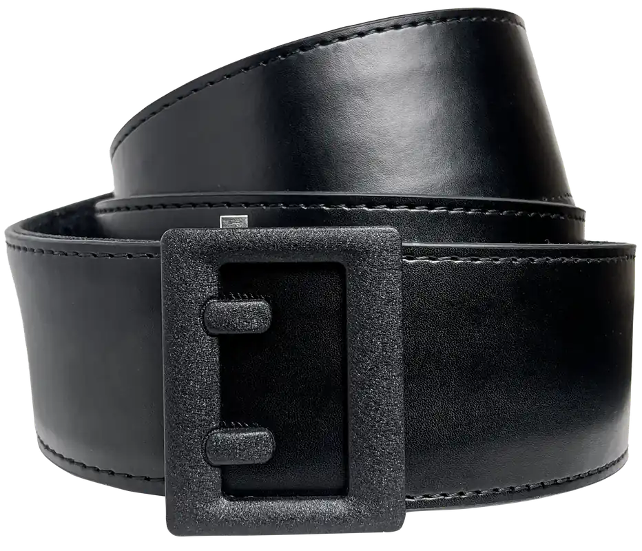 Nexbelt PCS1817 Black Leather Duty Belt with Buckle Closure - 2.25" Wide