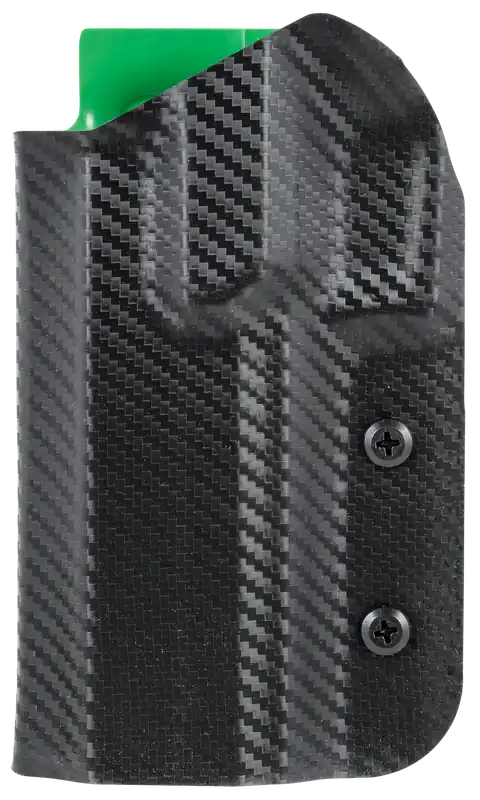 Uncle Mike's Left-Handed Sig X5 Holster - Black/Green Boltaron OWB Belt Slide for Range/Competition