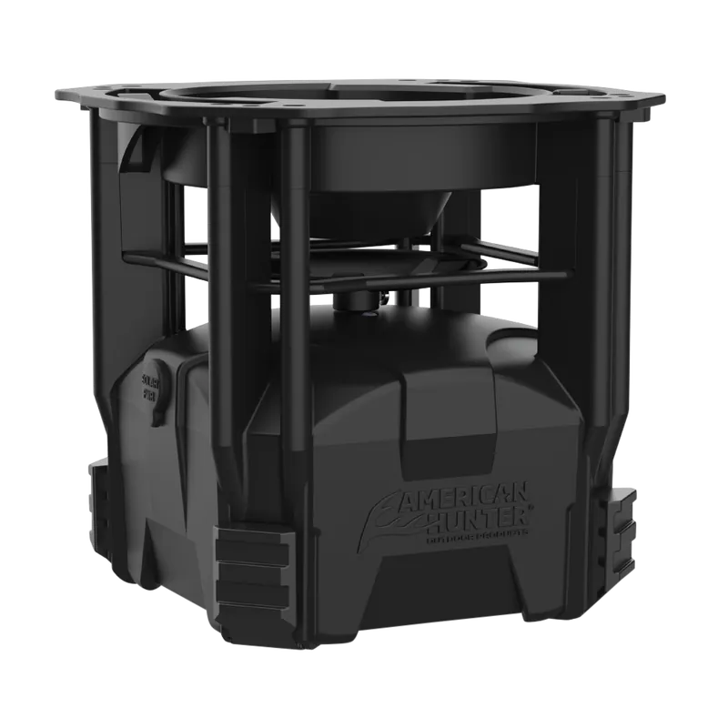 American Hunter AHECONKIT 4-Program Econ Feeder Kit, Black