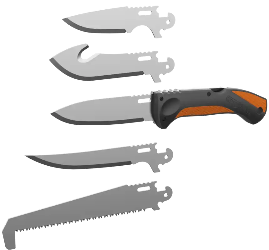 Cold Steel Click-N-Cut Field Kit: Versatile Blades and Tools Set with Case