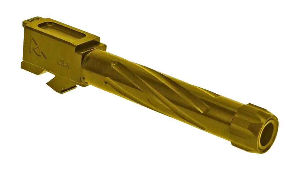 Rival Arms Precision V1 9mm Gold PVD Threaded Barrel for Glock 17 Gen3-4