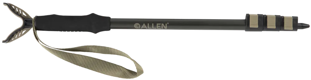 Allen 2163 Swift Shooting Stick Monopod - Matte Black Aluminum, Padded Grip, 21.5-61" Adjustable Height