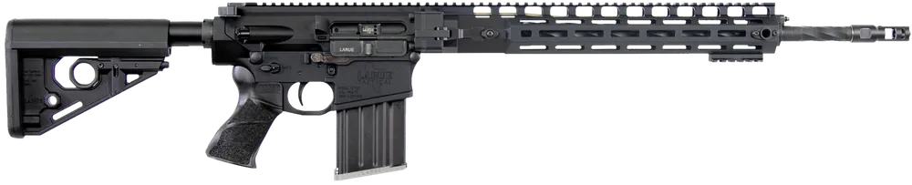 Larue Tactical LTMRGGS65CM20 6.5 Creedmoor Rifle with 20" Barrel and R.A.T. Stock in Black