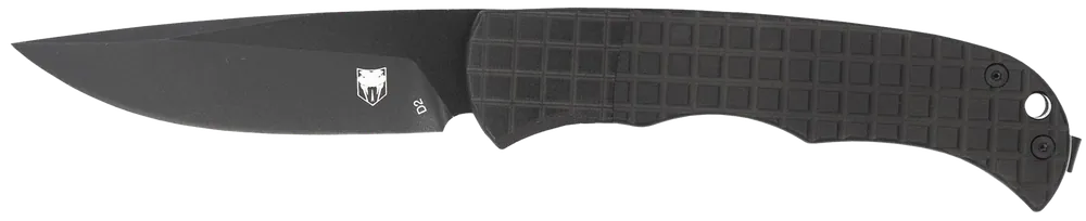 CobraTec Wolverine OTF Knife with Black TiCN D2 Blade and G10 Handle