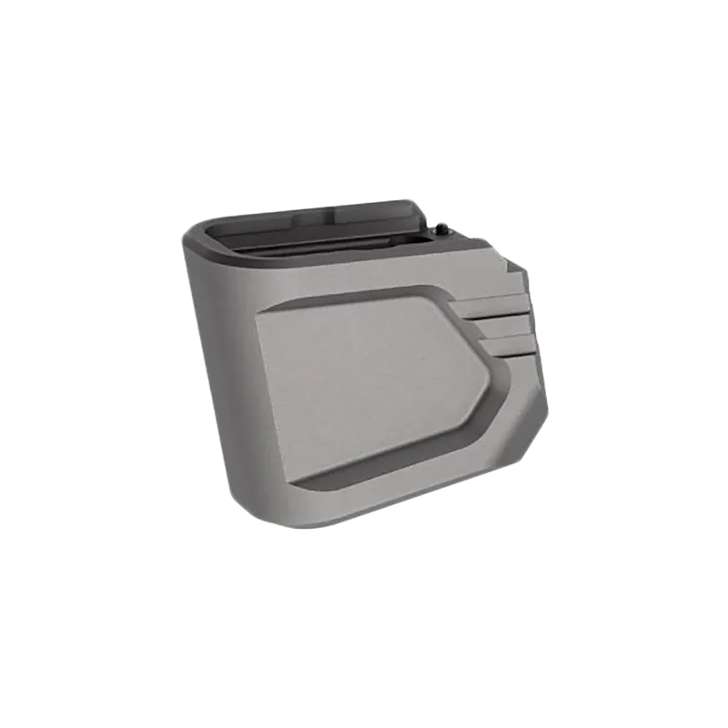 Tyrant CNC Magazine Extension for Glock 43x/48 - Gray Aluminum