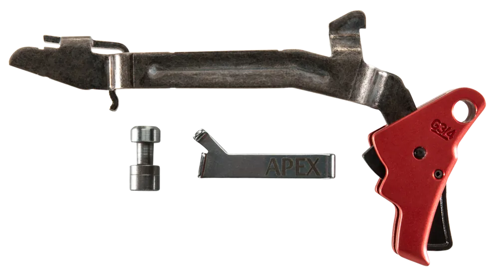 Apex Tactical Red Drop-In Trigger for Glock Gen3-4 Models 17-35