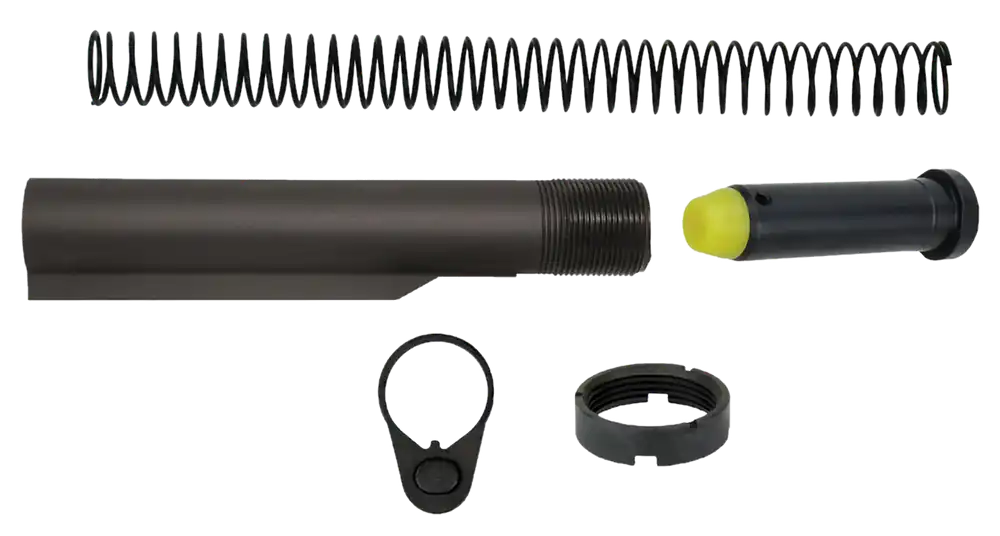 TacFire MAR047PCCAP Mil-Spec Buffer Tube - Black Matte Finish