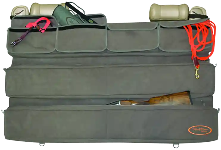 Mud River 18500 Brown Truck Seat Organizer - Nylon/Poly Pique
