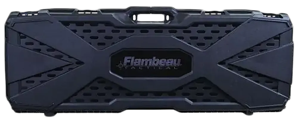 Flambeau 6500AR Tactical Rifle Case - Black, Water-Resistant Polypropylene