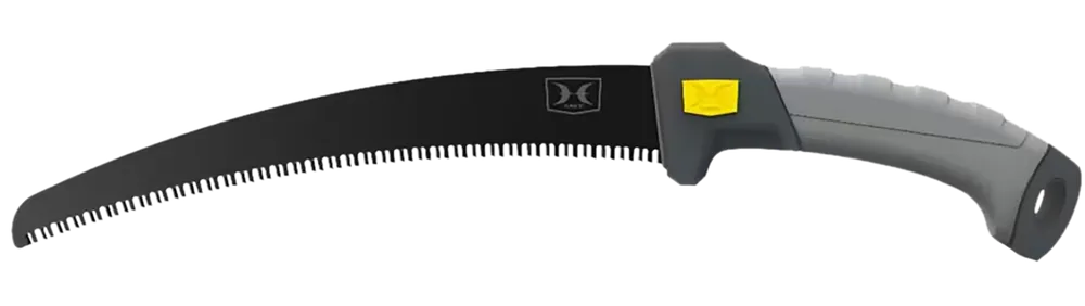 Hawk HWKPBSAW 11" Pruning Saw with Black Titanium Nitride Finish and TPR Grip