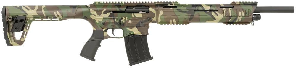 Tokarev USA TAR M81 12 Gauge Semi-Auto Shotgun, 18.5" Barrel, Woodland Camo