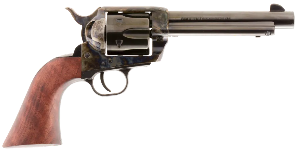 Traditions SAT73048 1873 Frontier .357 Mag Revolver with Blued Cylinder, Color Case Hardened Steel Frame, and Walnut Grip