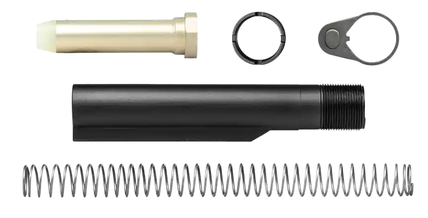 Aero Precision AR-15 Mil-Spec 6-Position Buffer Kit - 7075-T6 Aluminum, Black