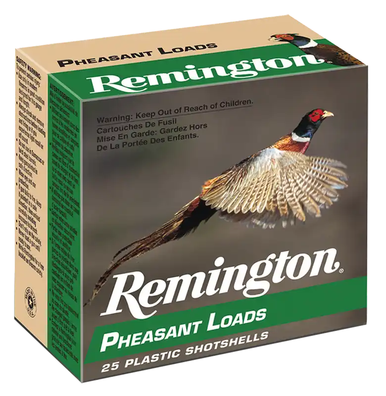 Remington Ammunition 20024 Pheasant 12Gauge 2.75" 1 1/4oz 5Shot 25 Per Box/10 Case