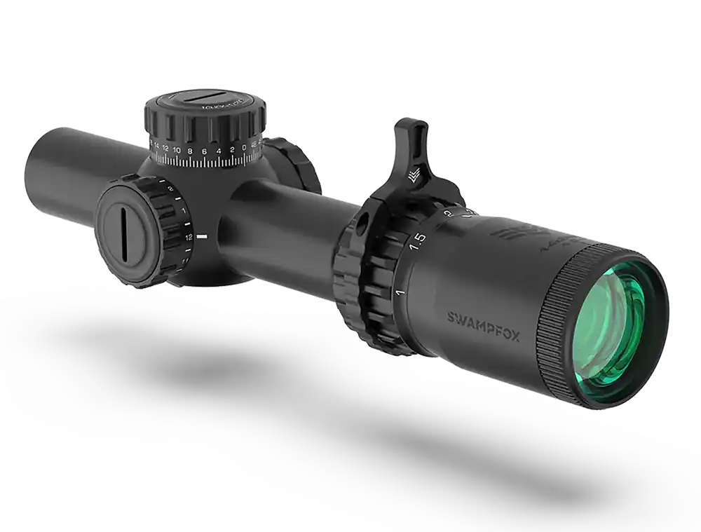 Swampfox Tomahawk II 1-6x24mm Scope with Red Reticle