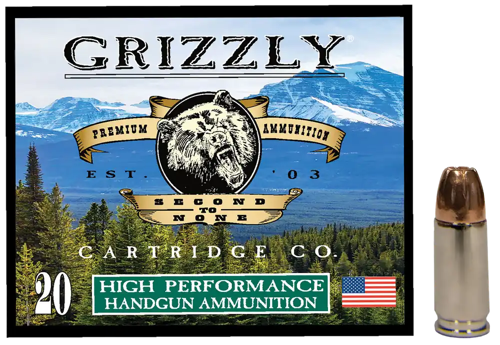 Grizzly Ammo 9mm 115gr JHP 20/Box