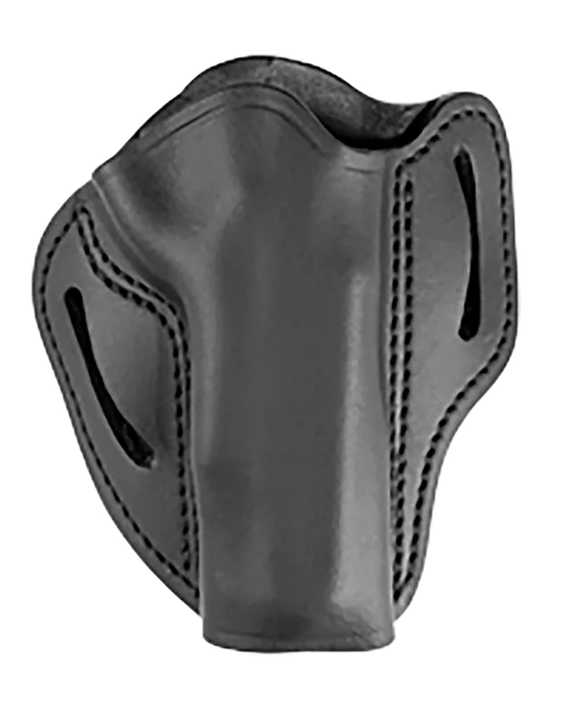 1911 5" OWB Leather Holster - Right Hand, Matte Black, Size 03 by Uncle Mike's