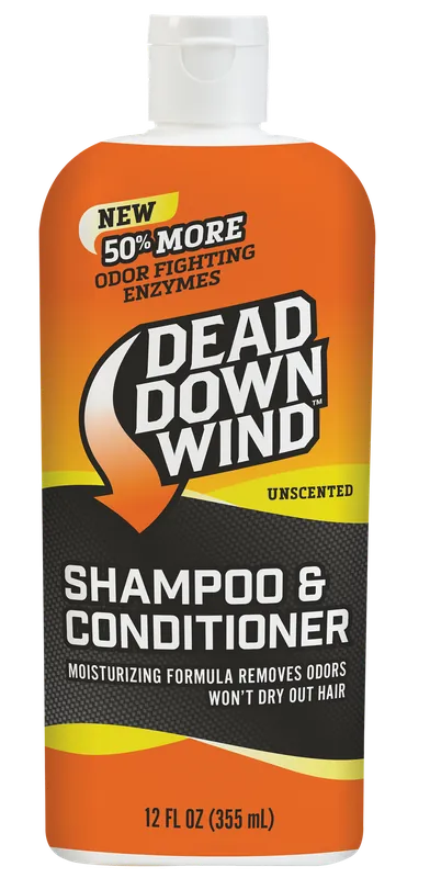 Dead Down Wind Odor Eliminator Shampoo & Body Wash, Unscented, 12 oz