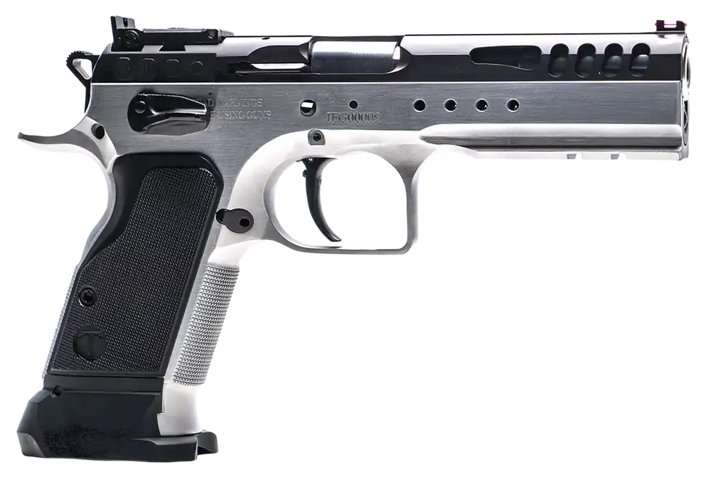 Tanfoglio Limited Master 10mm Auto Pistol 4.75" 14+1 Chrome/Black
