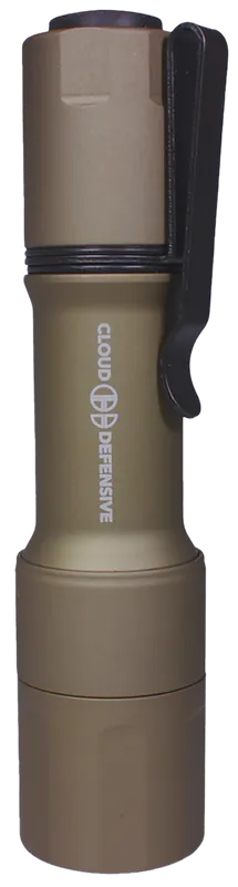 Cloud Defensive MCH-HC Dual Fuel Flashlight, 400/1100 Lumens, Flat Dark Earth LED