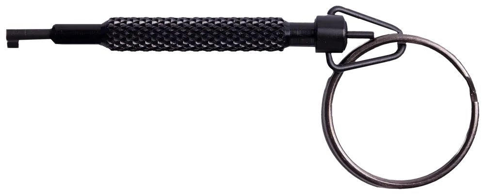 Uzi Accessories Rotating Handcuff Key - Black Metal, 0.90 oz