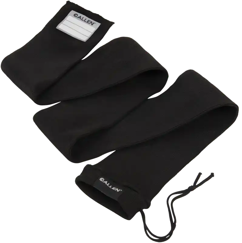 Allen 13173 Silicone-Treated Black Gun Sock for Rifles/Shotguns with Scope, 52" x 3.75"