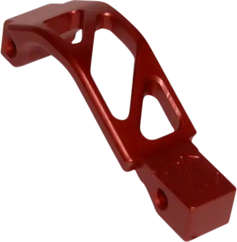 Timber Creek Red Anodized AR Oversized Trigger Guard for AR-Platform