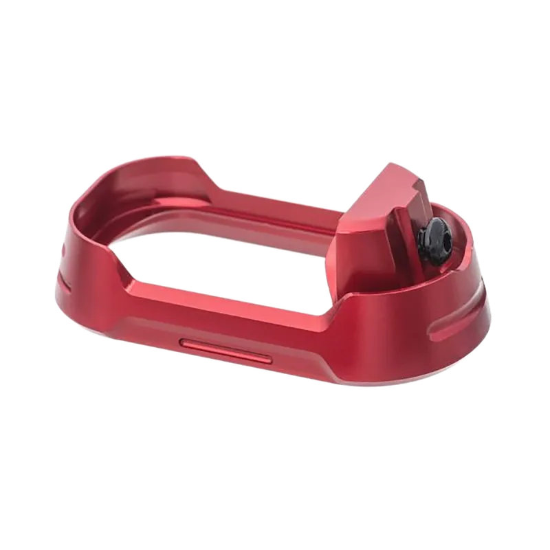Tyrant CNC Red Aluminum Magwell for Glock 19 Gen 3-4