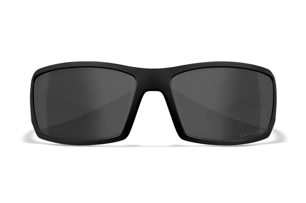 Wiley X SSTWI18 Twisted Sunglasses - M/L Gray Lens, Matte Black Frame