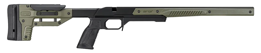 MDT Sporting Goods Oryx Chassis for Ruger American Short Action - OD Green/Black