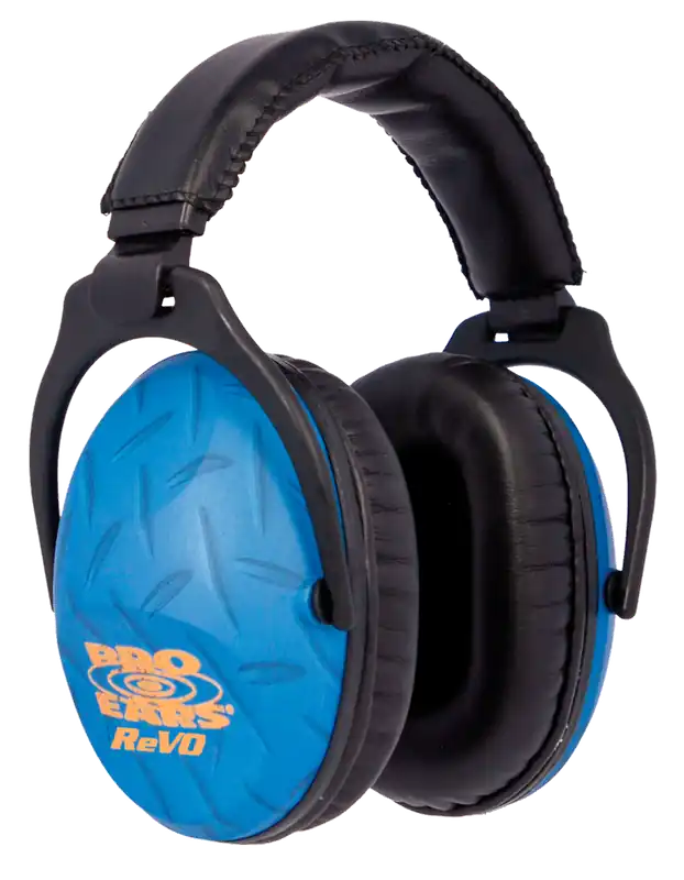Pro Ears ReVO Youth Passive Ear Muffs 26 dB - Black/Blue Diamond Plate