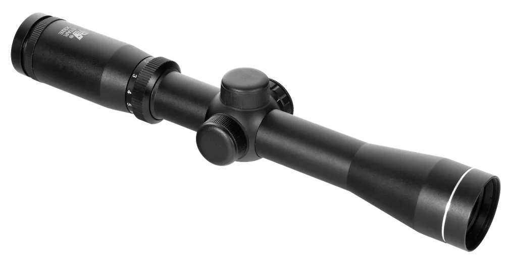 NcStar Pistolero 2-7x32mm Red Plex Reticle Scope, Black Aluminum