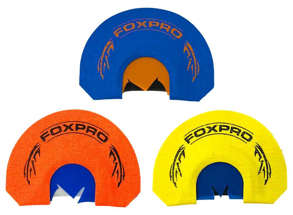 Foxpro Spurtaker Turkey Call Combo Pack - Blue/Orange/Yellow