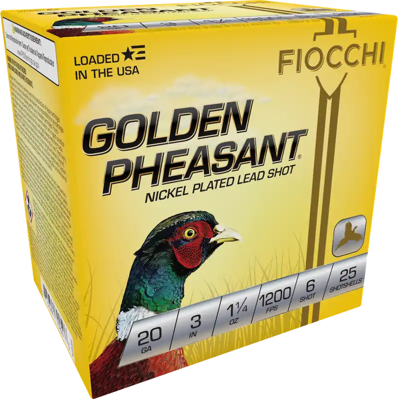 Fiocchi Golden Pheasant Extrema 20 Gauge 3" 6 Shot Ammunition
