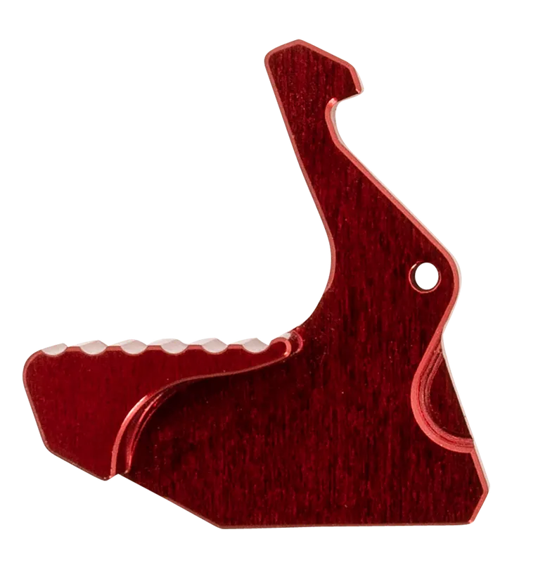 Extended Charging Handle Latch for Mil-Spec AR - RISE Red Aluminum RA212GIRR