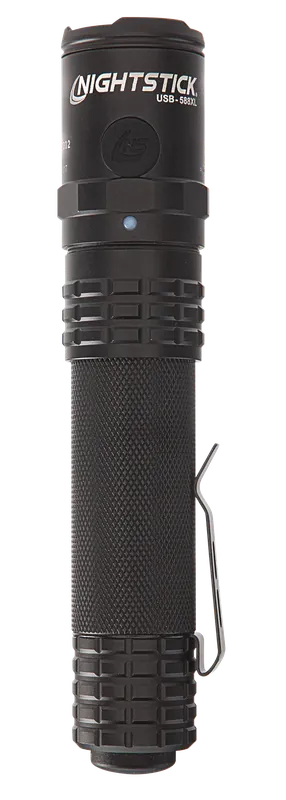 Nightstick USB588XL Dual-Light Tactical Flashlight - 1,100 Lumens LED, Black Anodized
