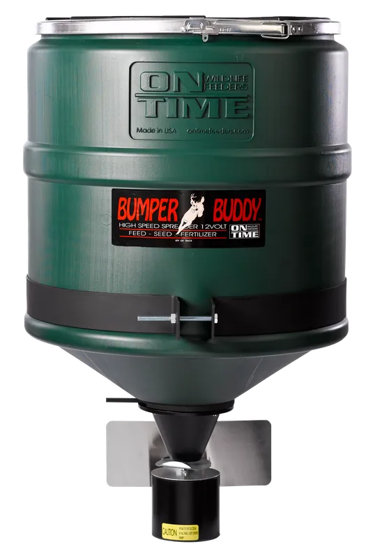 On Time 22000 Bumper Buddy ATV Spreader - 20 Gallon, Heavy Duty, Universal Mount